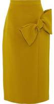 Thumbnail for your product : Roksanda Knotted Crepe Midi Pencil Skirt