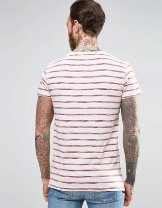 Lee Stripe Print T-Shirt