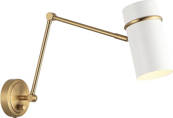 Huxe Dana Adjustable Wall Sconce in Brass