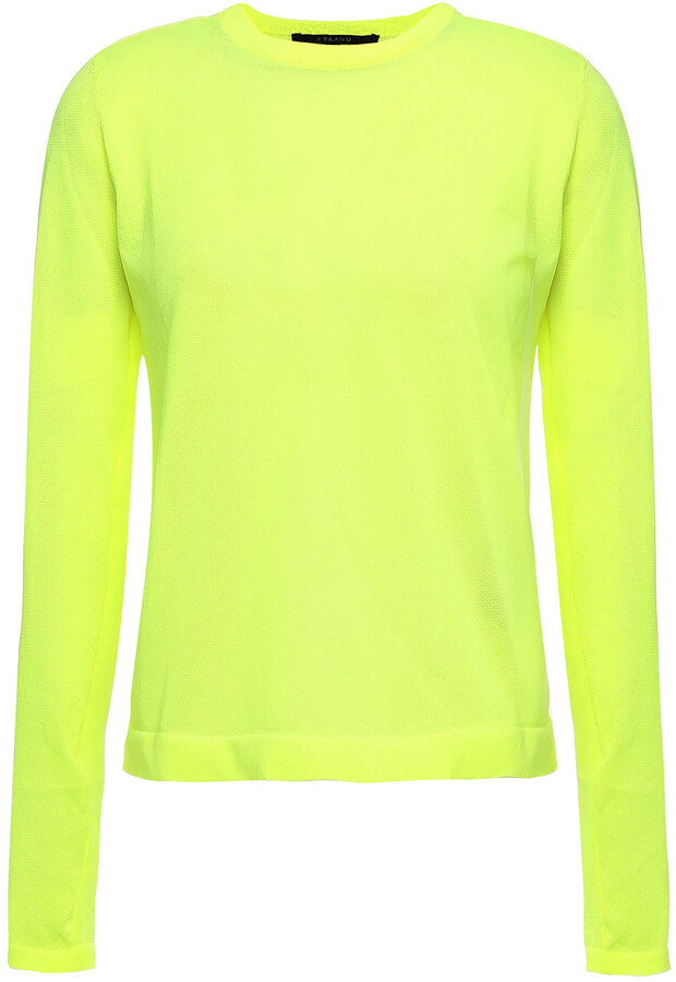 bright yellow sweater