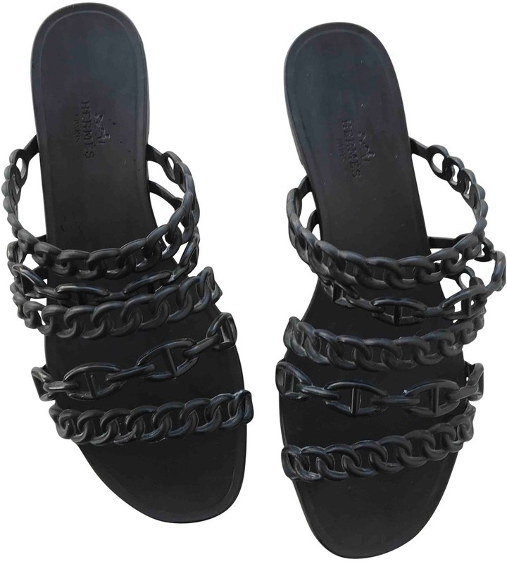hermes plastic sandals