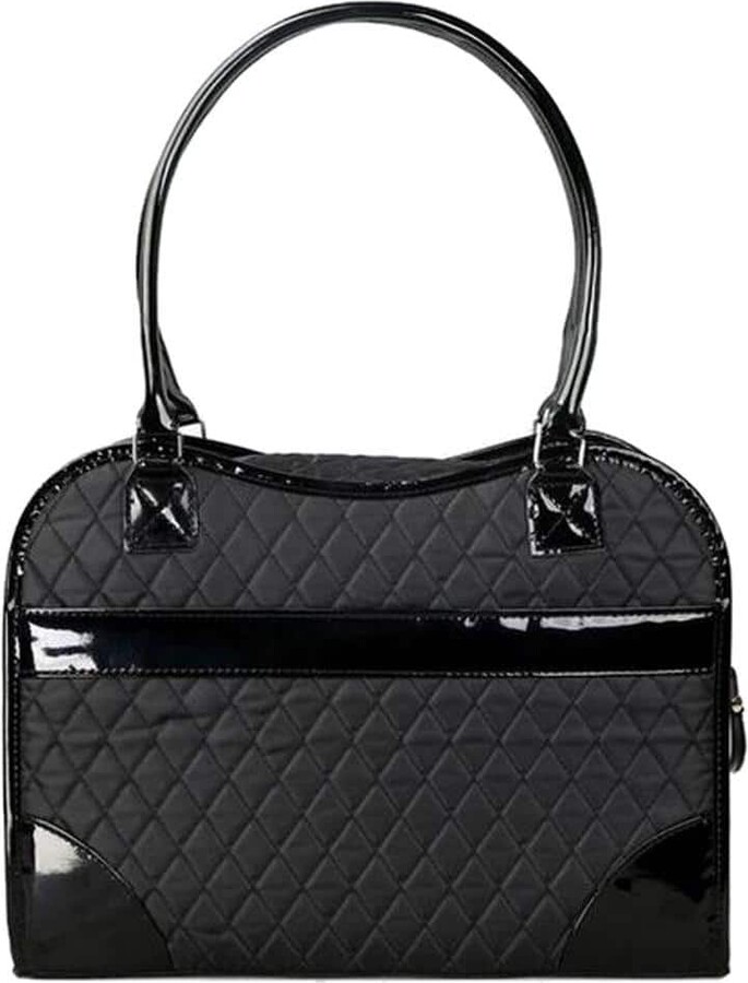 Pet Life Black Exquisite Handbag Fashion Dog Carrier