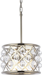 Mercer41 Dona 3 Light Clear Royal Cut Crystal