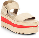 Thumbnail for your product : Stella McCartney Faux Suede Platform Sandals