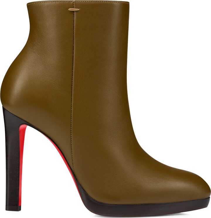 Christian Louboutin Fannylove Leather Ankle Boots 120