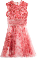 Thumbnail for your product : Giambattista Valli Printed Dress with Tulle