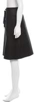 Thumbnail for your product : Tomas Maier Structured A-Line Skirt w/ Tags