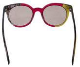 Thumbnail for your product : Fendi Round Cat-Eye Sunglasses