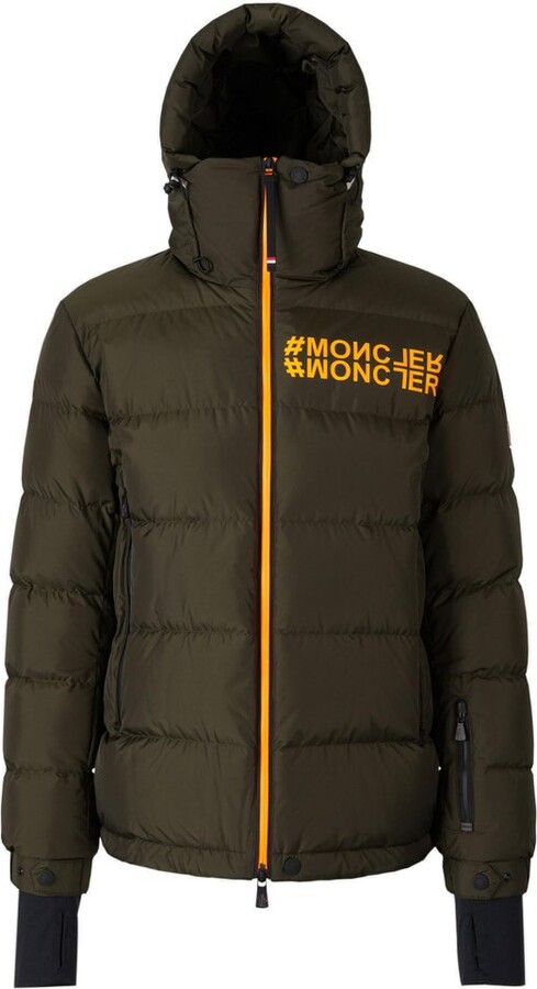 MONCLER GRENOBLE Logo Patch Zip-Up Padded Jacket - ShopStyle Down & Puffer  Coats