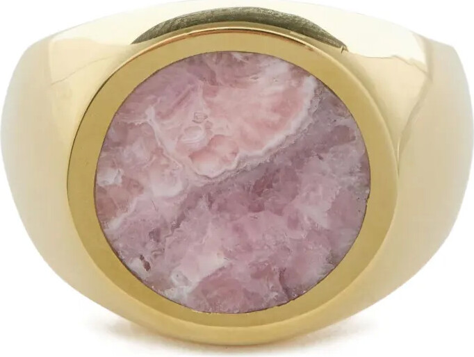 Legier Rhodochrosite Signet Ring