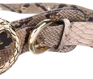 Just Cavalli Snakeskin Waist Belt