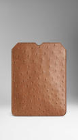 Thumbnail for your product : Burberry Ostrich Ipad Mini Case