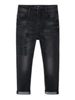 Thumbnail for your product : MANGO Boys Message Tapered-Fit Jeans