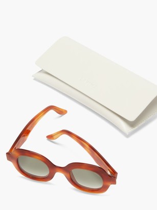 Lapima Catarina Oversized Square Acetate Sunglasses - Tortoiseshell