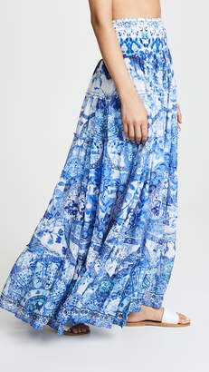 Camilla Sheer Tiered Maxi Skirt / Dress