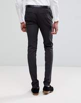 Thumbnail for your product : ASOS Design DESIGN Tall super skinny fit suit trousers in charcoal-Grey