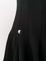 Thumbnail for your product : Philipp Plein Hexagon-plaque flared mini dress