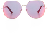 Thumbnail for your product : Matthew Williamson Mirrored Oversized Sunglasses