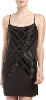 Thumbnail for your product : Susana Monaco Fiona Sequin-Front Dress, Black