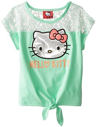 Hello Kitty Girls' Front Knot Shirt