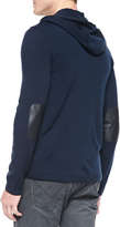 Thumbnail for your product : John Varvatos Zip-Front Hoodie Sweater, Indigo