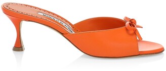 Manolo Blahnik Orange Women's Shoes | Shop the world's largest 