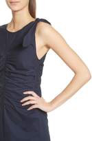 Thumbnail for your product : Sea Clota Ruched One-Shoulder Poplin Dress