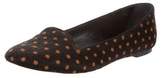 Thumbnail for your product : Loeffler Randall Ponyhair Round-Toe Loafers