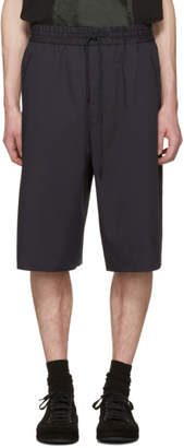Juun.J Navy Basic Drawstring Shorts