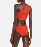Thumbnail for your product : Bottega Veneta Crinkle-effect ones-shoulder bikini