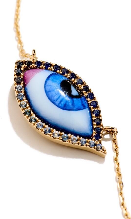 Lito Petit Bleu Diamond & Sapphire Necklace