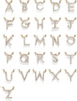 Thumbnail for your product : BaubleBar Nora Cubic Zirconia Alphabet Pendant Necklace