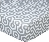 Thumbnail for your product : American Baby Company 100% Cotton Fitted Crib Sheet - Gray Zigzag