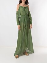 Thumbnail for your product : AMIR SLAMA Silk Maxi Dress