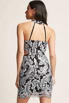 Thumbnail for your product : Forever 21 Embroidered Sequin Halter Dress