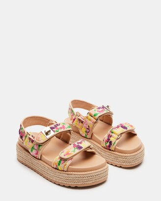 ★Steve Madden★新作★大人気★BIGMONA FLORAL MULTI★サンダル Steve Madden Bigmona Floral Multi - ShopStyle Sandals