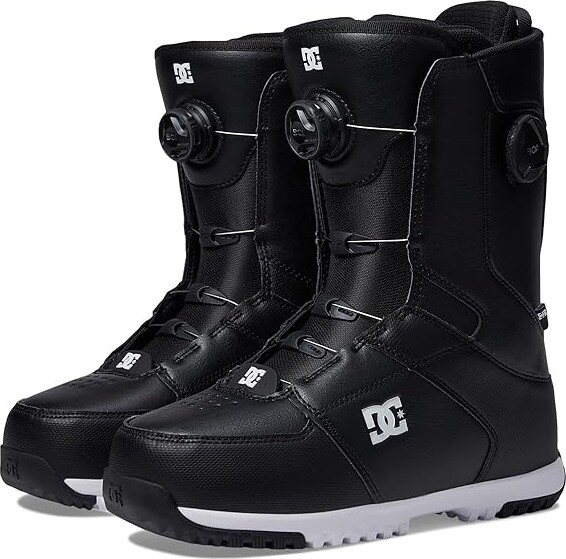 DC Control Dual BOA Snowboard Boots (Black/Black/White) Men's Snow Shoes ShopStyle