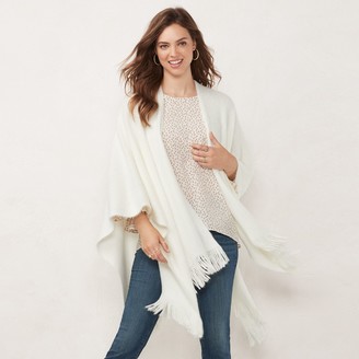 Lauren Conrad Women's Brushed Ruana - ShopStyle Sweaters