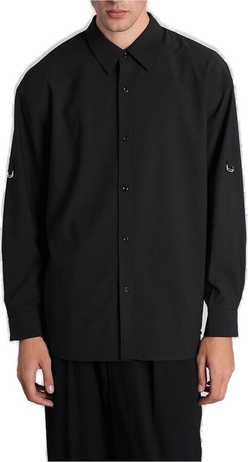 Attachment Stretch Tropical Strap Sleeve L/S Shirt