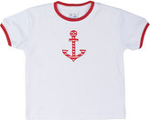 Thumbnail for your product : Florence Eiseman Short-Sleeve Jersey Tee w/ Anchor, White, Size 6M-24M