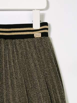 Little Marc Jacobs lurex pleated skirt