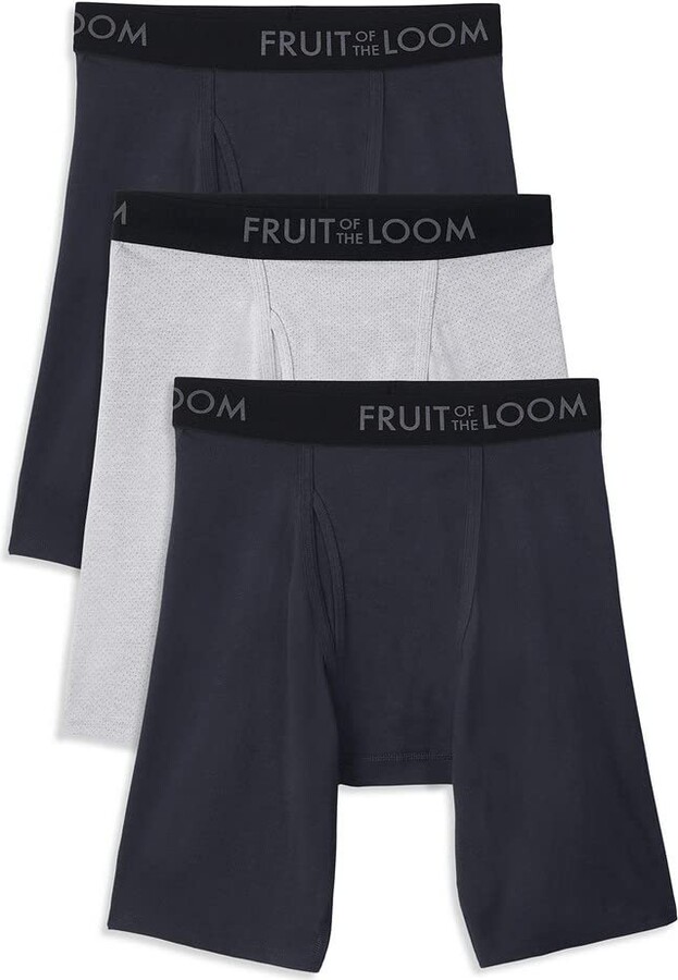 Fruit of the Loom Men's Breathable Underwear Boxer Briefs - ShopStyle