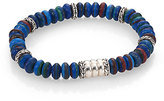 Thumbnail for your product : John Hardy Batu Bedeg Sterling Silver Beaded Bracelet/Rainbow Calsillica