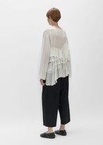 Thumbnail for your product : Zucca Flower Embroidery Blouse Off White Size: Medium