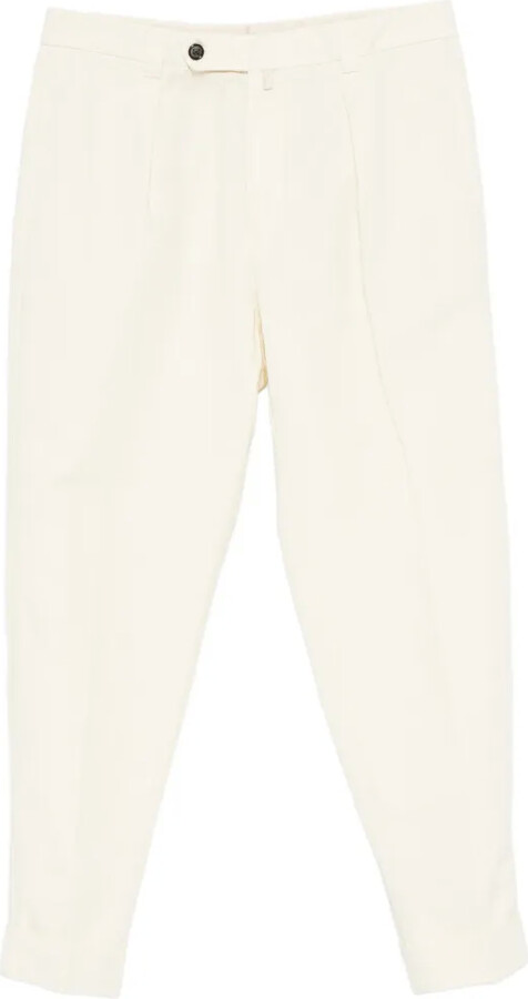 Berwich Pleated Tapered Trousers