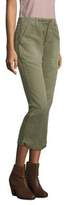 Thumbnail for your product : Amo Army Babe Button Fly Crop Pant