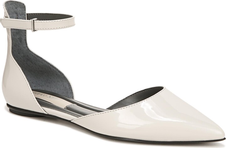 Franco Sarto Women's Racer Flat D'Orsay Pointed Toe Shoe Ballet