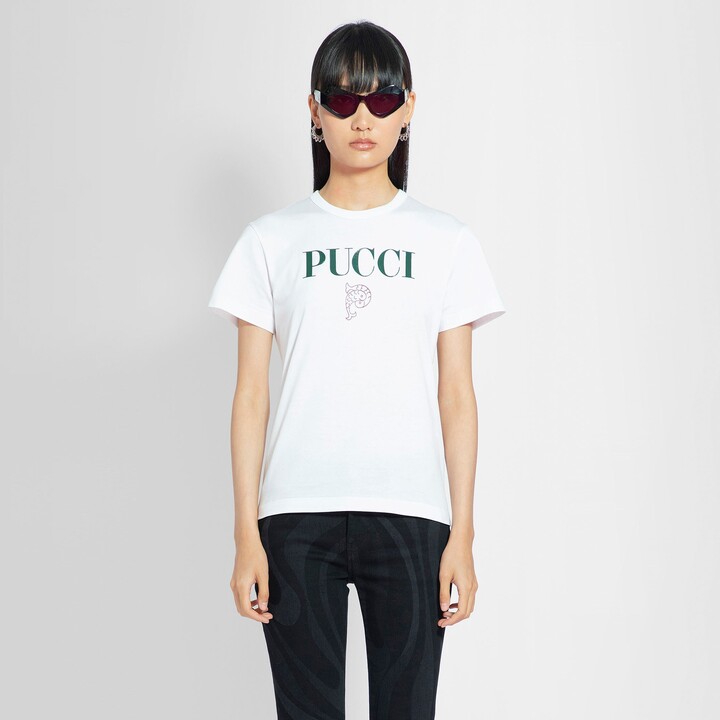 Pucci Woman White T-Shirts - ShopStyle