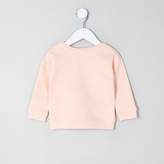 Thumbnail for your product : River Island Mini girls pink 'girls can' print sweatshirt