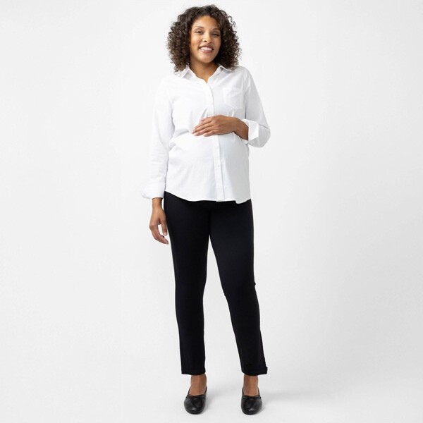 Ingrid & Isabel Everyday Maternity Ingrid&IsabelEverydayMaternityPontePants-BlackS